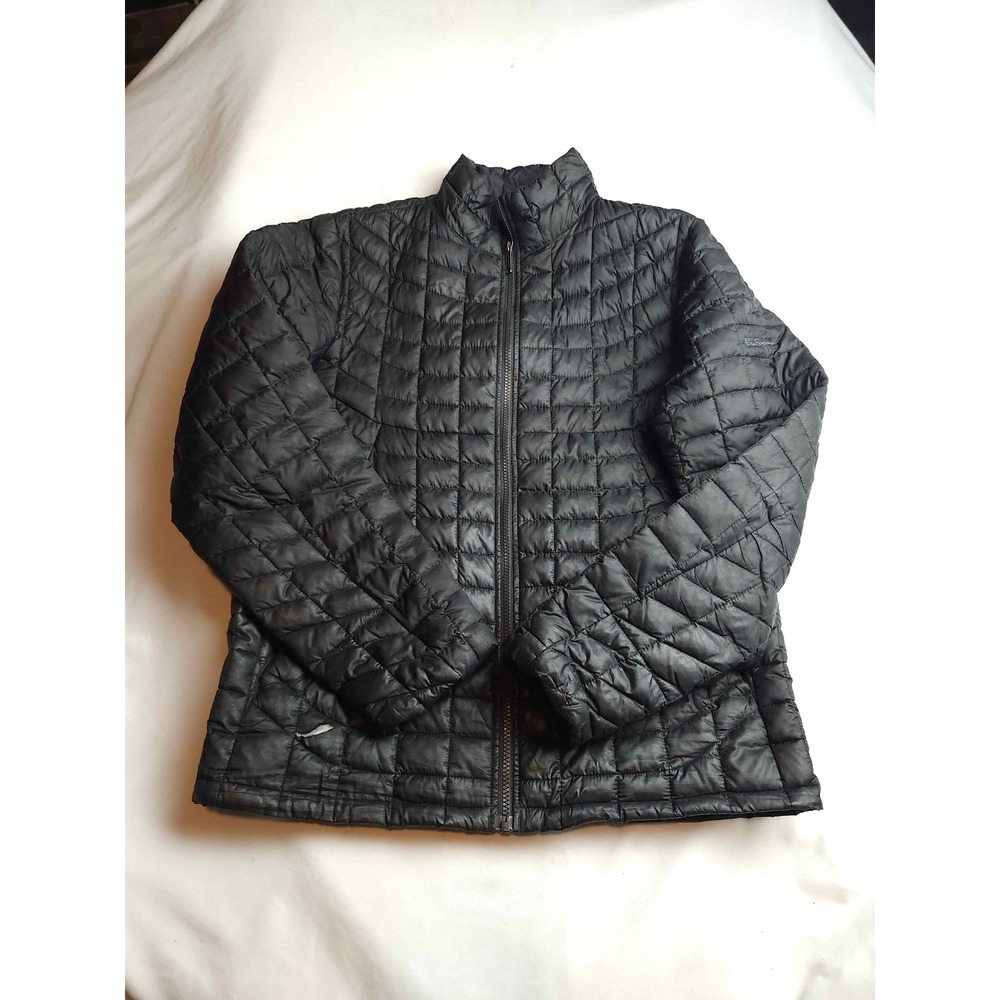 Ben Sherman Mens Quilted Puffer Jacket Black Full Zip Mock Neck Size Medium